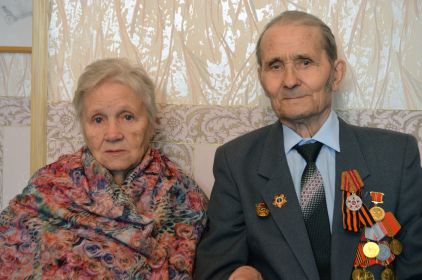Виктор Марченков с женой Марьей Петровной Марченковой (Поздняковой)