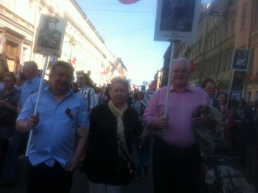  День Победы - в строю Бессмертного полка (9.05.2016)