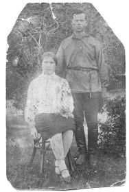 фото с супругой, моей бабушкой Анастасией Фёдоровной Щербаковой