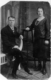 Павел Васильевич с женой Марией Егоровной