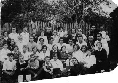 1936 г., областные библиотечные курсы г. Малоярославец