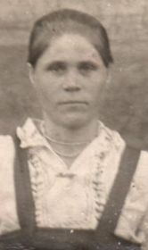 Жена Фёкла Фёдоровна Егорова ( Озерова).