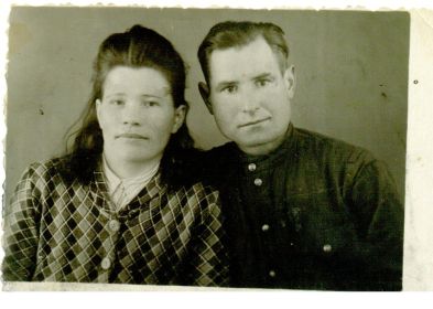 С женой, 1946 год