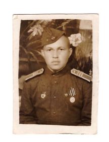 Стрекалов Николай . Фронтовой товарищ. Телавское пехотное училище, г.Скопин. 1944г 