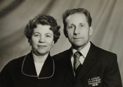 С женой Полиной Марией Васильевной 