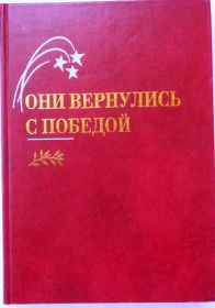 Книга "Они вернулись с Победой", Республика Башкортостан