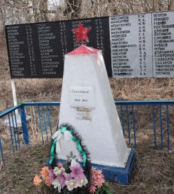 Братская могила в деревне Щербинино Смоленской области,в которой мой дед и его однополчане.