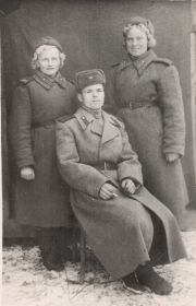 Младший лейтенант Толпегин П. П., капитан Гальчук, майор Никитин, майор Петкевич