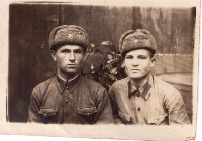 г. Батуми, декабрь 1943 г. Дмитриев Архип Давыдович и Слетаев Николай Иванович