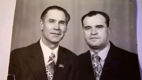 Встреча фронтовых друзей через 30 лет.