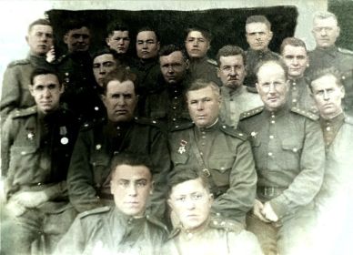Командование батальона. 1943г.