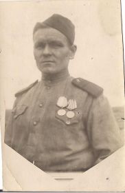 Германия, Восточная Пруссия, в июне 1945 года. Друг Павла Тихоновича Василий прислал ему  свое фото на память.