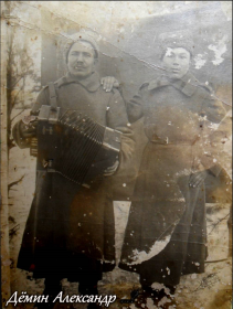 Демин Александр Андреевич и его товарищ крещёный татарин Левашов Степан Петрович в годы Первой Мировой войны.