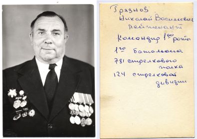 Грязнов Николай Васильевич 781сп 124сд