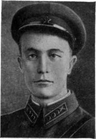 Старший лентенант, командир 2-й роты минбата 155 отд. стрелковой бригады Васильков Г. В. Фото из книги "Тайна Марухского ледника""