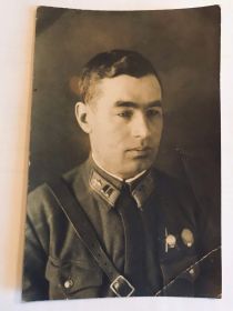 Абрамкин Георгий Григорьевич начальник штаба 322ОРАЭ 16.04.1942г. С 01.01.1946г майор запаса. Фото  из военного архива Ломтева А.И.