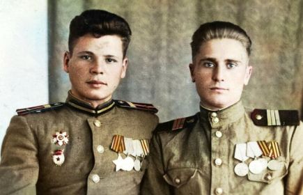 Хлебовский Василий и мой отец 15 сентября 1946 года
