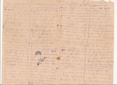 Письмо супруге Александре 10.08.1942