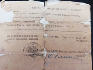 Благодарность