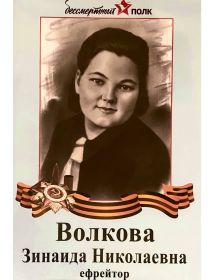 Волкова Зинаида Николаевна