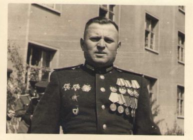 Подполковник Трассоруб И.М. 1953г., г.Потсдам