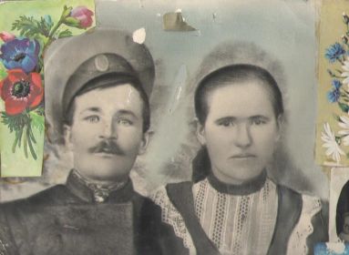 С женой Рогожниковой (Климентьева) Анной Ивановной (еще до ранений)