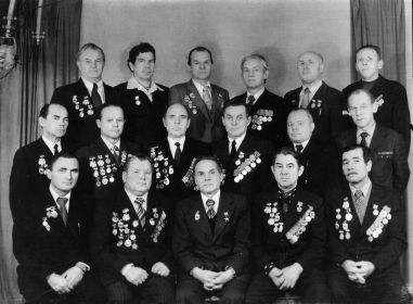 Бывшие юнги ВМФ - активисты военно-патриотической работы в Пермском крае. 1980 год