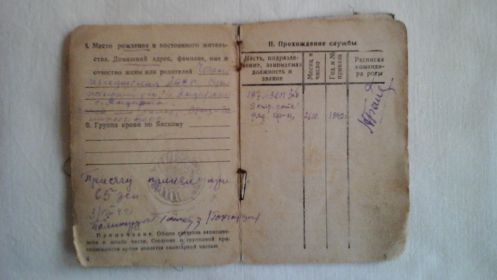 Красноармейская книжка
