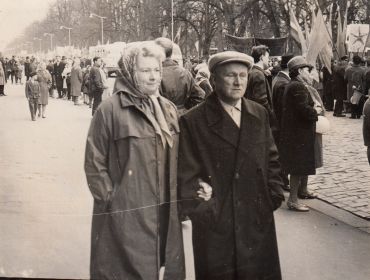 Цветков Георгий Никифорович с дочерью