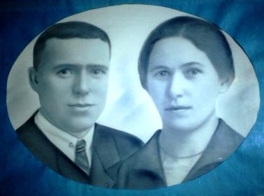 Константин Леонидович с женой Глафирой Константиновной.