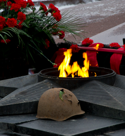 Вечный огонь, это память солдат,  честно служивших Отчизне (Юрий Шмидт "Вечный огонь).