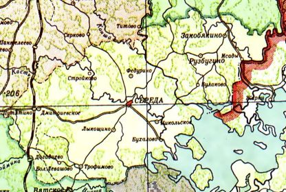 д.Булаково на карте Ярославской области