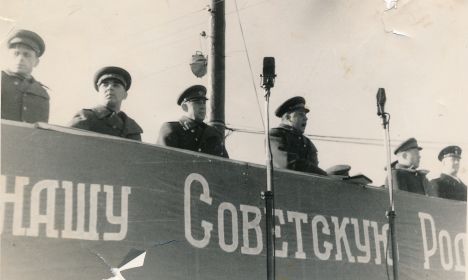 Начальник штаба армии Генерал-майор Масленников Федор Федорович (2-й слева).