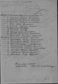 Список солдат на братской могиле