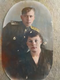 Ермолаевы :Павел Григорьевич и Елена Александровна после военные годы