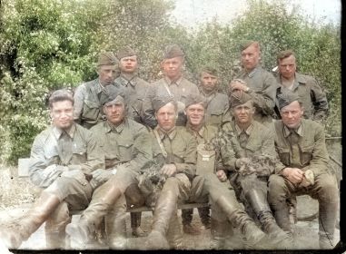 С однополчанами, 11 дбап, Запорожье, лето 1938 г.