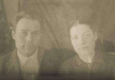Еланцев Иван Федорович с женой Еланцевой Анной Александровной (1950-е - 1960-е)