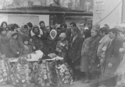 Похороны Еланцева Ивана Фёдорофича (1989)