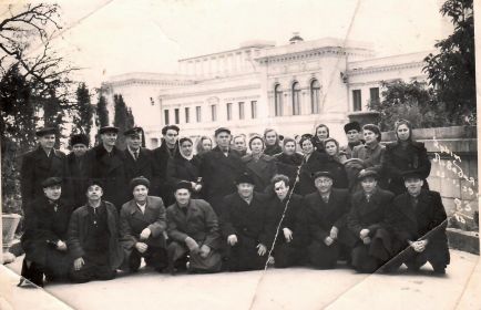 Санаторий "Россия", г. Ялта, Крым январь 1959 года