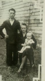 7 июля 1949 года, с женой и сыном