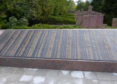 Братское захоронение воинов погибших в немецком плену, город Мюльберг.