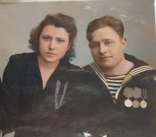 Федор Николаевич и Екатерина Михайловна Яковлевы 1946 г Таллин