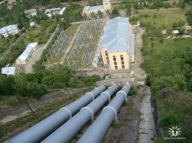 Поселок энергетиков ХрамГЭС-1, где с 1950 года жил и работал ФРОНТОВИК.