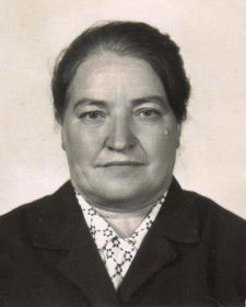 жена Митичкина Мария Петровна, участник войны