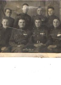 Боевые друзья,Николай Фокин в верхнем ряду третий слева