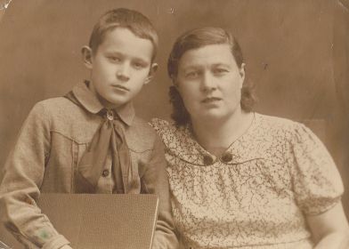 1941 г. Семья в эвакуации