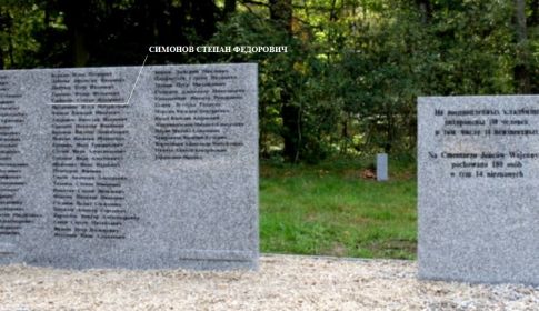 Мемориал на территории бывш.концлагеря Шталаг II Н(302) в Западно-Поморском воеводстве Респ.Польша в д.Сосновице у г. Гольчев