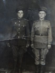 Венгрия, г. Сегед, 1944, Барановский Н.Я. справа