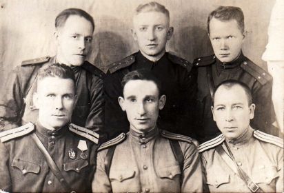 Слева ст.лейтенант Горлов Павел Васильевич, справа майор Шевченко Ф.И.