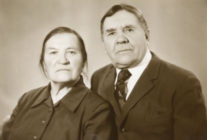 Иван Степанович с женой Евдокией Петровной